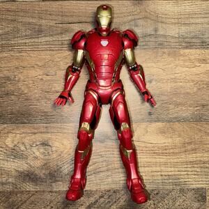 Marvel Iron Man Talking 10in Action Figure Disney Store Sound Lights UNTESTED